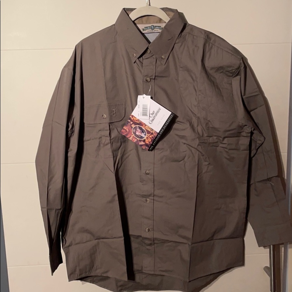 Bob Allen long sleeve mesh back shooting shirt L